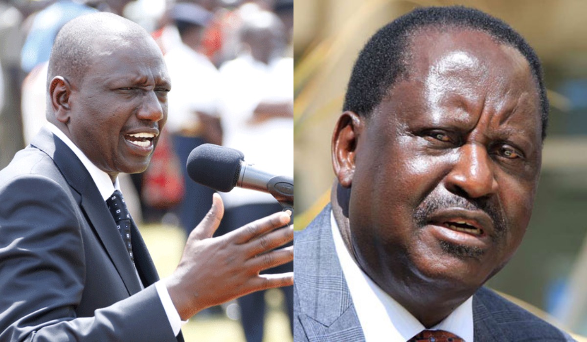 Odinga Leads Ruto 5.7% – Latest Kenya Opinion Poll